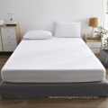 Custom 100% microfiber polyester mattress protector queen